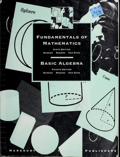 Fundamentals of Mathematics
