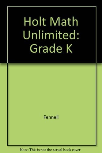 Mathematics Unlimited: Grade K: Teacher's Edition