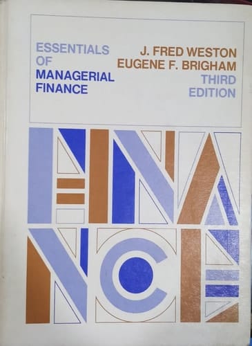 Essentials of managerial finance
