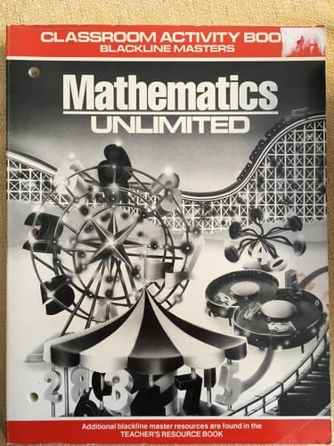 Holt Rinehart Winston Mathematics Unlimited Classroom Activity Book Blackline Masters (1987)