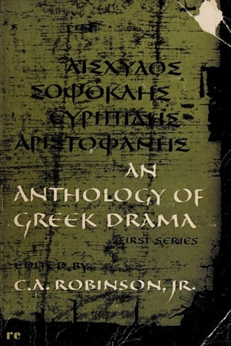 An Anthology of Greek Drama