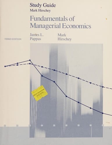 Study guide, Fundamentals of managerial economics