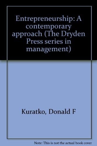 Entrepreneurship: A Contemporary Approach (Dryden Press Series in Marketing)