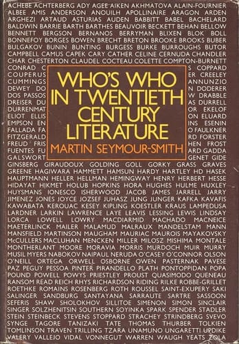 Who's Who in Twentieth-Century Literature