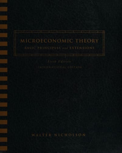 Microeconomic Theory: Basic Principles and Extensions