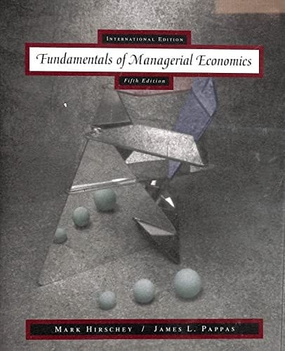 Fundamentals of Managerial Economics