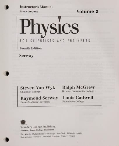Physics for Scientists and Engineers