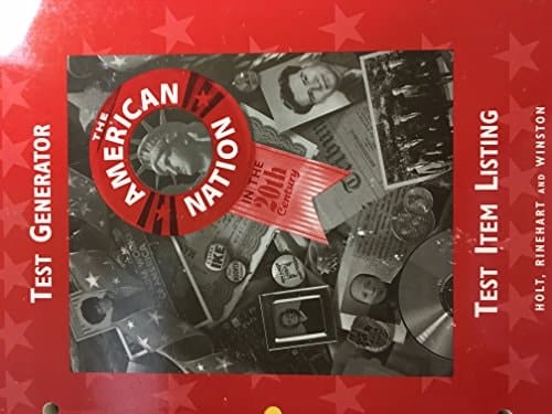 Test Generator Test Item Listing (The American Nation in the 20th Century)