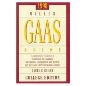 GAAS Guide, 1998