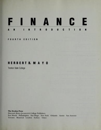 Finance
