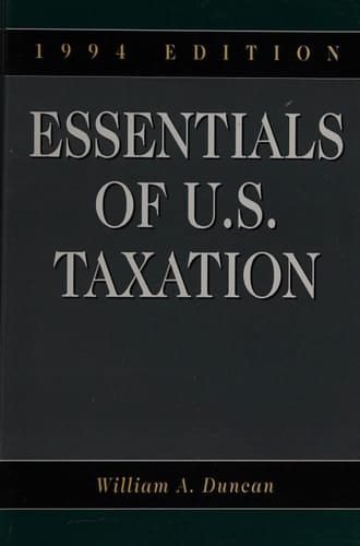 U. S. Tax 1992
