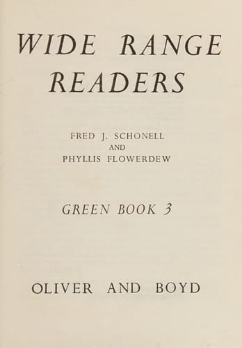 Wide Range Readers: Green Bk. 4