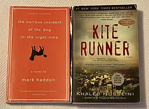 2 Books! 1) The Curious Incident of the Dog in the Night-time 2) The Kite Runner