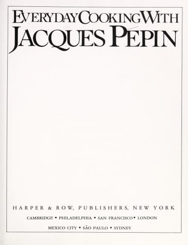 Everyday Cooking with Jacques Pépin