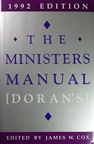 The Minister's Manual for 1992