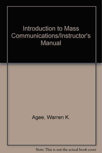 Instructor's Manual to Accompany Introduction to Mass Communications, Seventh Edition