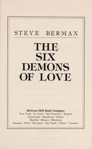 The Six Demons of Love: A Book About Men and Love