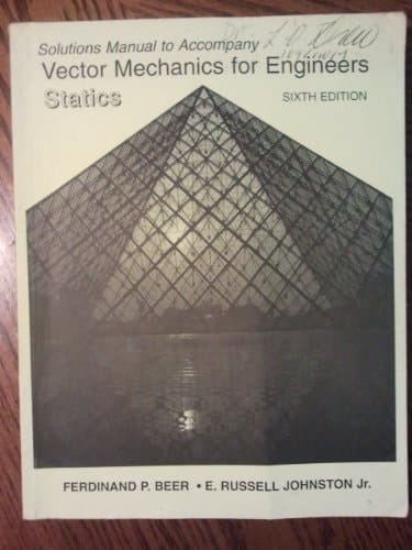 S/M T/A Vector Mechanics for Engineers - Statics -Use296909