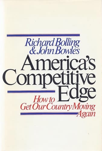 America's competitive edge: How to get our country moving again