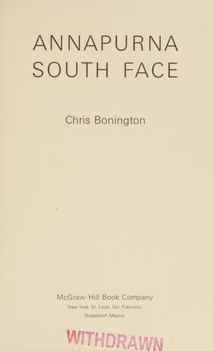 Annapurna South Face