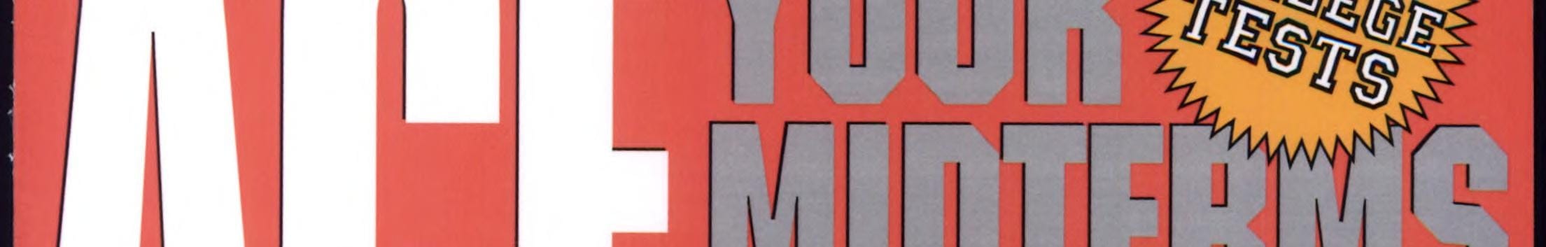 Ace Your Midterms & Finals: Introduction to Psychology (Schaum's Midterms & Finals Series)