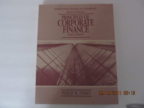 Principles of Corporate Finance: Instructor's Manual (McGraw-Hill Series in Finance)
