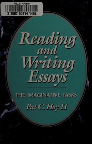 Reading and Writing Essays The Imaginative Tasks