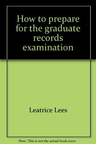 How to prepare for the graduate records examination--mathematics