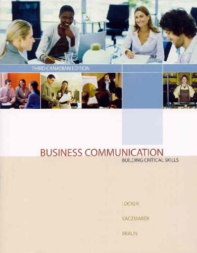 Business Communication Building Critical Skills