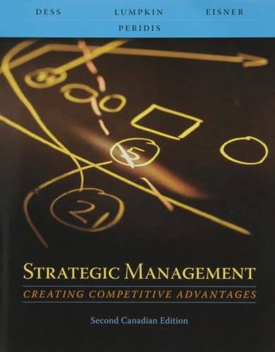 Strategic Management Creating Competitive Advantages