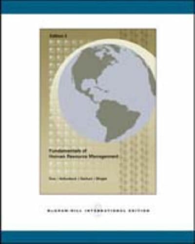 Fundamentals of Human Resource Management