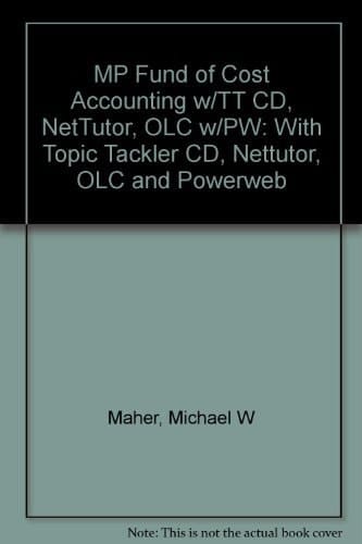 Fundamentals of Cost Accounting