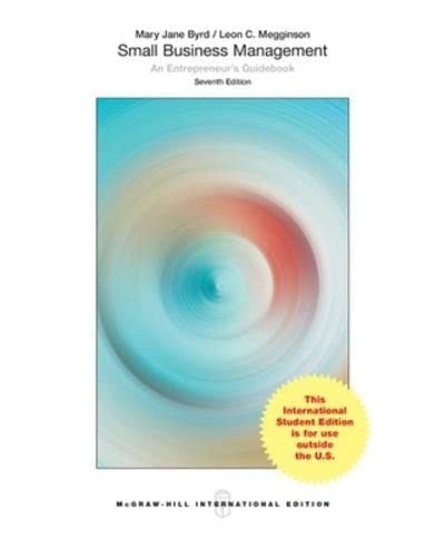 Small Business Management An Entrepreneur's Guidebook