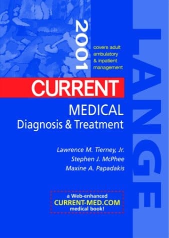Current Medical Diagnosis & Treatment 2001
