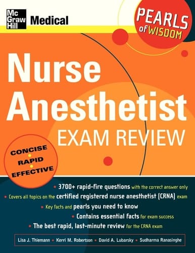 Nurse Anesthetist Exam Review: Pearls of Wisdom (Pearls of Wisdom)