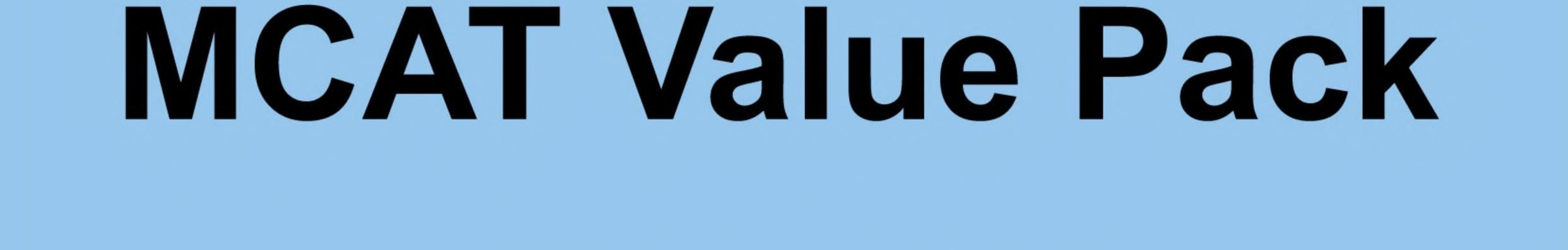 McGraw-Hill Education MCAT Value Pack
