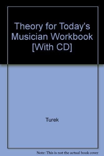 Theory for Today's Musician Workbook w/ Workbook CD-ROM