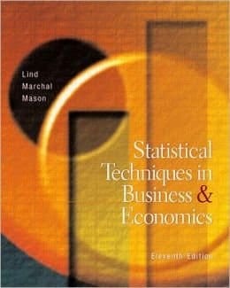 Statistical Techniques in Business & Economics - 2008 publication.