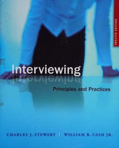 Interviewing: principles and practices