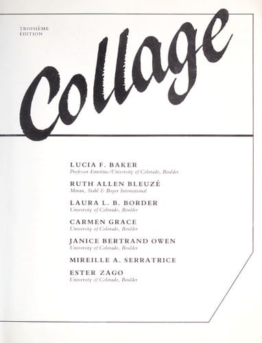 Collage: Conversation (Collage)