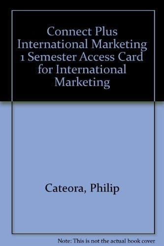 Connect 1-Semester Access Card for International Marketing