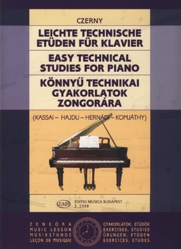 CZERNY - Estudios Tecnicos Faciles para Piano (Kassai/Hajdu/Hernadi/Komjathy)