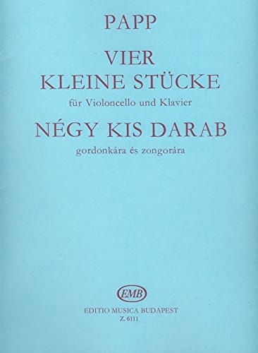 Vier Kleine Stucke Violoncelle