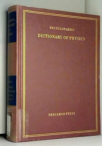 Encyclopedic Dictionary of Physics: Radiation, Continuous, to Stellar Luminosity