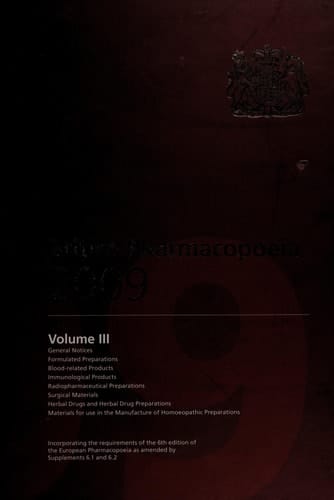 British Pharmacopoeia 2009