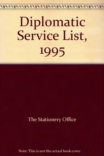 Diplomatic Service List, 1995