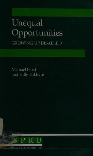 Unequal Opportunities Growing Up Disabled