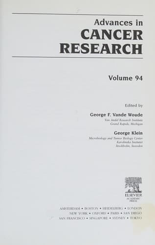Advances in Cancer Research (Volume 94)