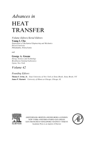 Advances in Heat Transfer