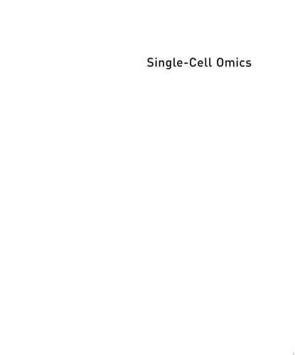 Single-Cell Omics Volume 2: Technological Advances and Applications